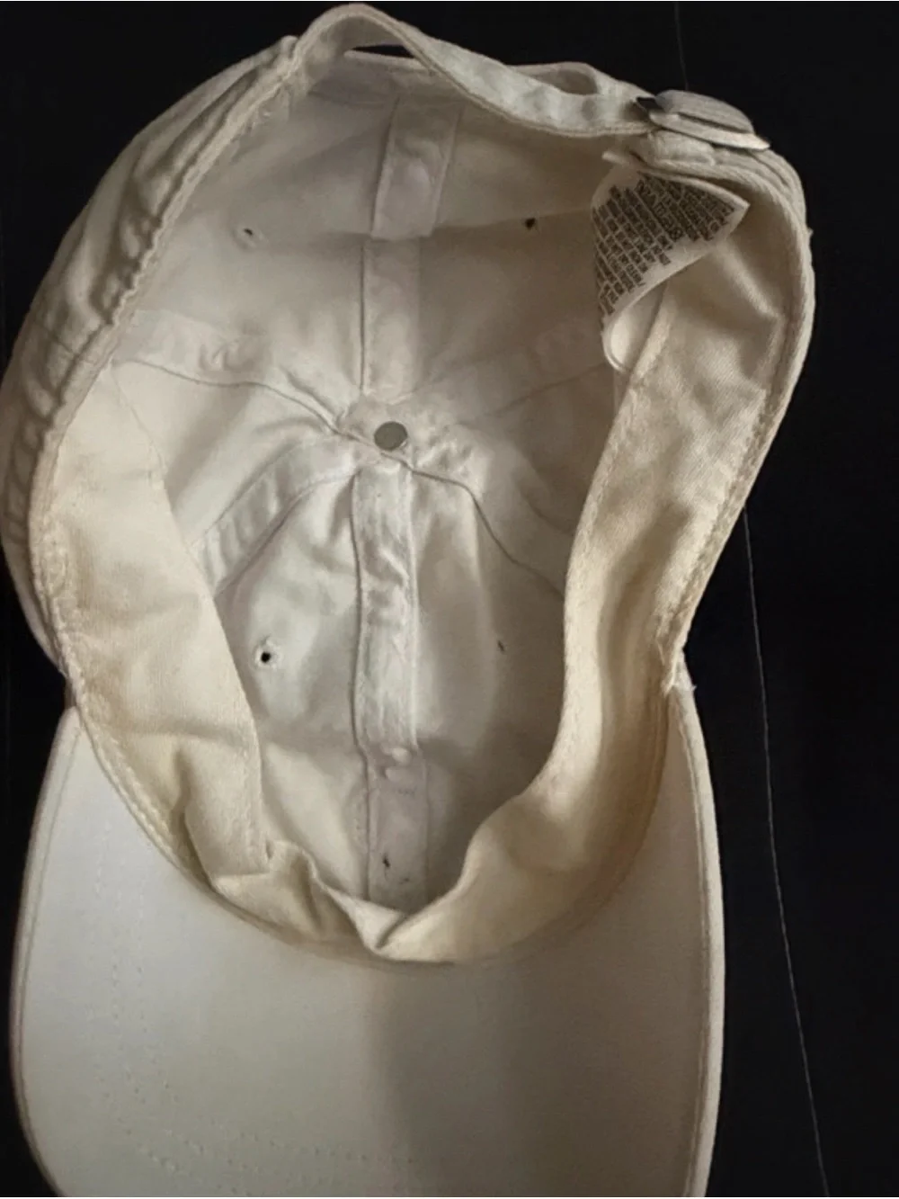 PINK Victoria's Secret White Baseball Cap